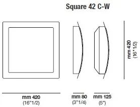 Treciluce square cw 42