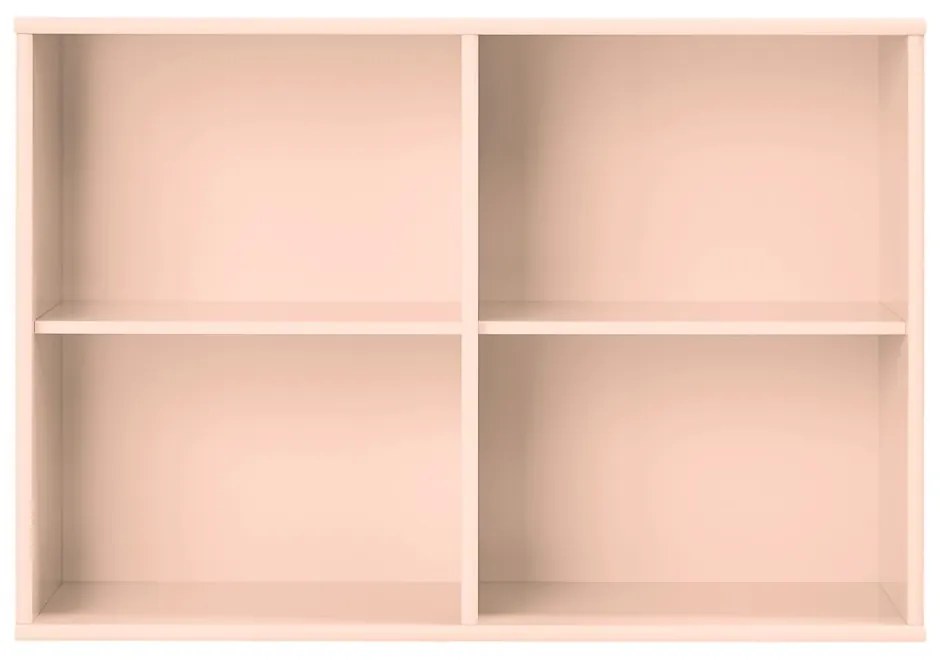 Libreria rosa chiaro da appendere 89x61x32,5 cm Mistral – Hammel Furniture