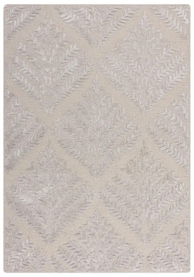 Tappeto greige in misto lana tessuto a mano 160x230 cm Sloane – Flair Rugs