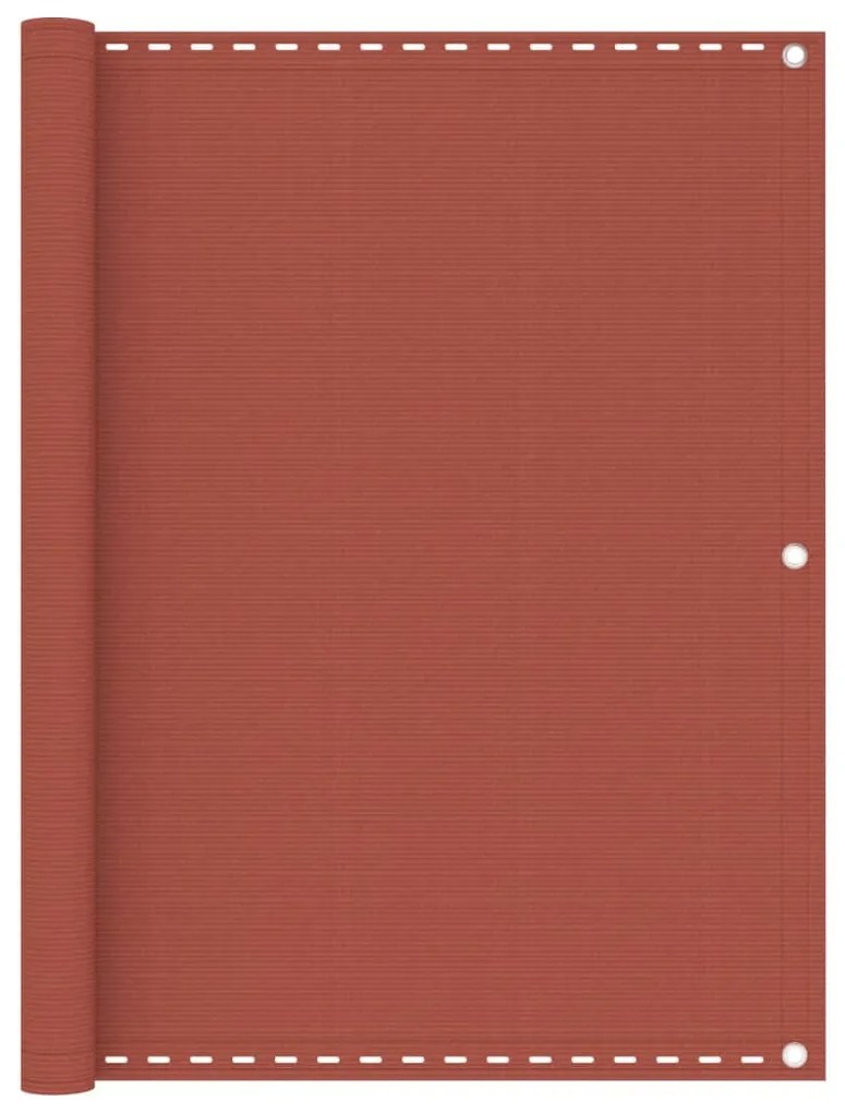 Paravento Da Balcone Terracotta 120x500 Cm İn Hdpe /