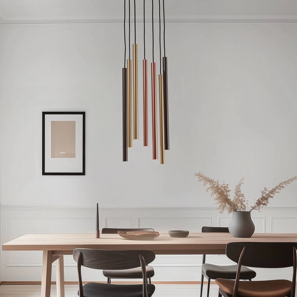 Lampada a sospensione Laser Nowodvorski Lighting, dimmerabile, Multicolore, Soggiorno / Sala da pranzo, Metallo, Moderno, Lampada a sospensione