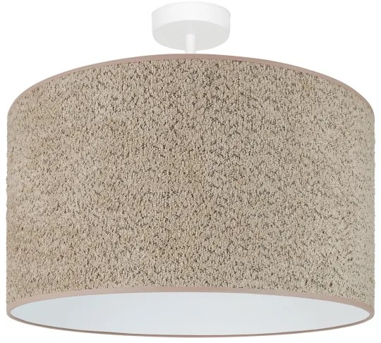 Brilagi - Lampadario a sospensione con filo BOUCLE ROLLER 1xE27/15W/230V diametro 45 cm marrone