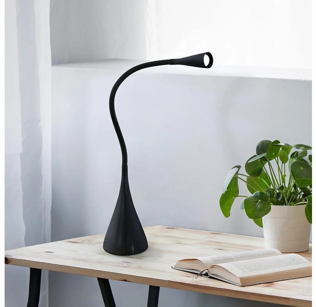 Eglo 64975 - Lampada da tavolo LED dimmerabile SNAPORA PRO LED/3,5W/230V 3000K nero