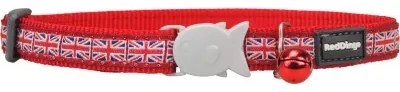 Collare per Cani Red Dingo STYLE UNION JACK FLAG 41-63 cm