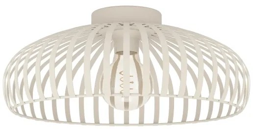 Eglo 901747 - Plafoniera MOGANO 1xE27/40W/230V diametro 43 cm color crema