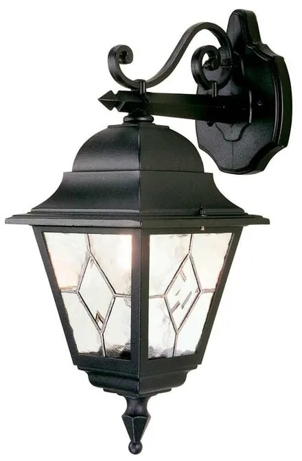 Applique classico chic da esterno NR2-BLK nero IP43 1X E27 ELSTEAD