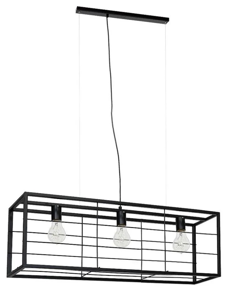 Lampadario a sospensione con filo FRAME 3xE27/60W/230V