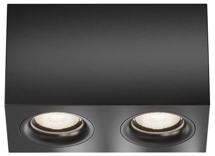 Maytoni C013CL-02B - Faretto SLIM 2xGU10/50W/230V nero