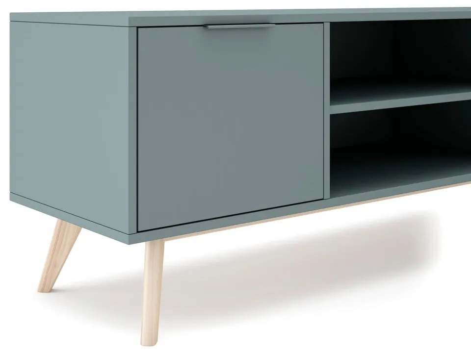 Mobile TV verde-grigio 140x53 cm Pisco - Marckeric