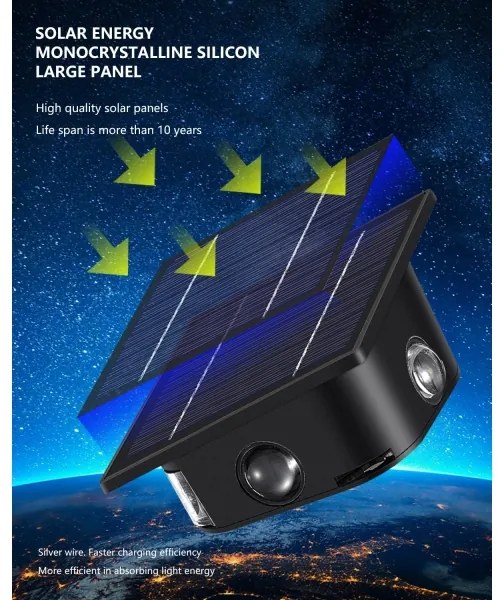 Immax 08487L - Applique a LED solare con sensore LED/2W/5V IP54