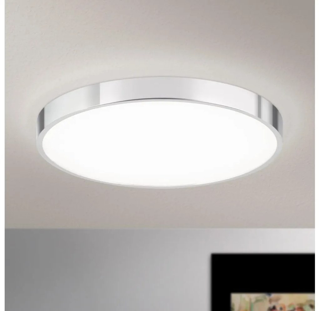 Orion DL 7-657/28-Plafoniera LED BULLY LED/28W/230V diametro 28 cm cromo lucido