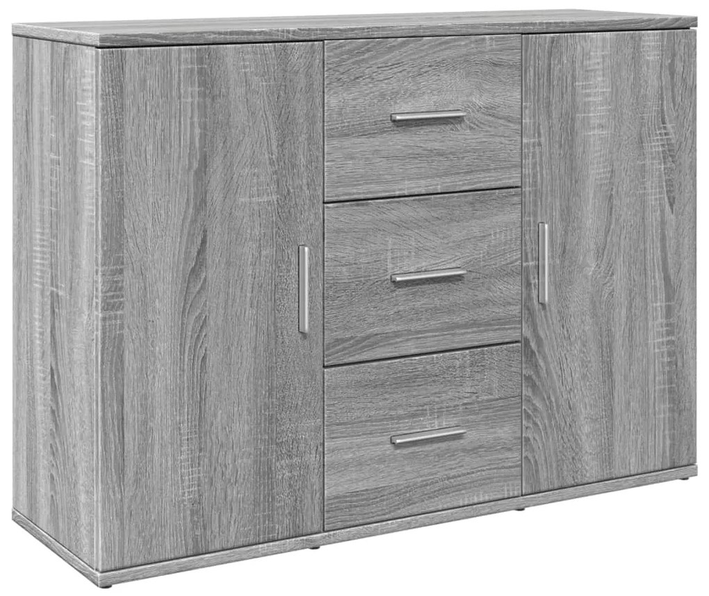 Credenza grigio sonoma 90,5x29,5x65 cm in truciolato