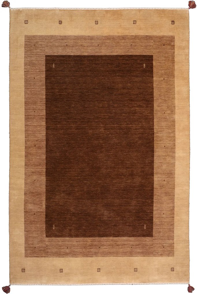 Loribaft Tappeto 200 x 310 Beige (Indian) Realizzato A Mano