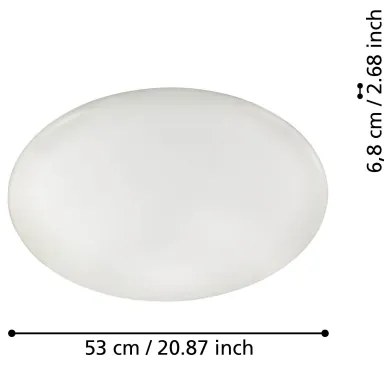 Eglo 31738 - Plafoniera LED dimmerabile TOTARI-Z LED/44,8W/230V