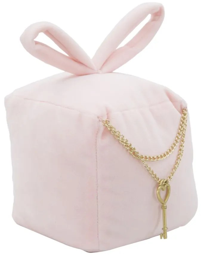 Fermaporte Elegante Square Rosa 14,5x14x20 cm
