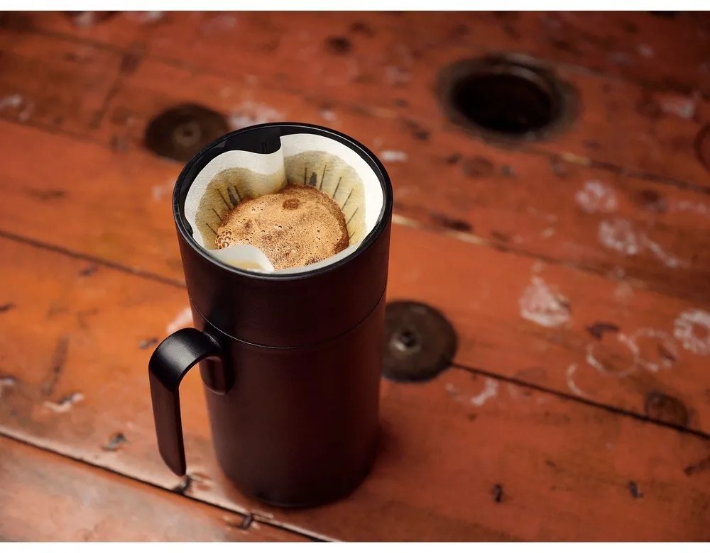 Borraccia termica nera 1 l Singles – Zone