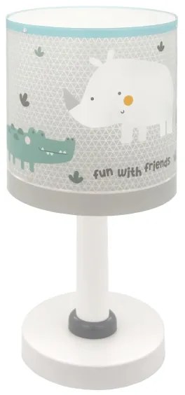 Dalber 60621 - Lampada per bambini RHICO AND CROCO 1xE14/8W/230V