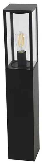 Lampada da terra da esterno industriale nera 80 cm IP44 - Charlois