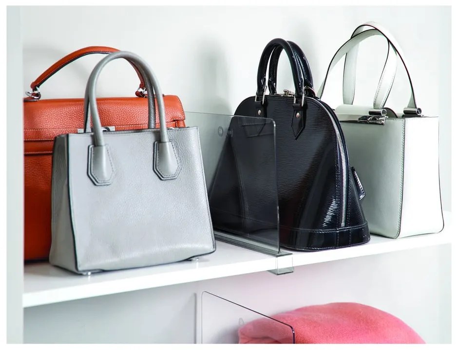 Divisorio trasparente per scaffali iDesign The Home Edit, lunghezza 30,9 cm - iDesign/The Home Edit