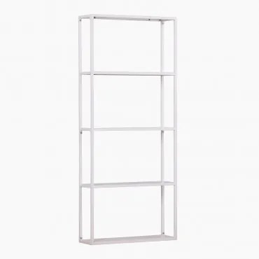 Mensola da parete modulare in acciaio (60 cm) Thura Bianco - Sklum