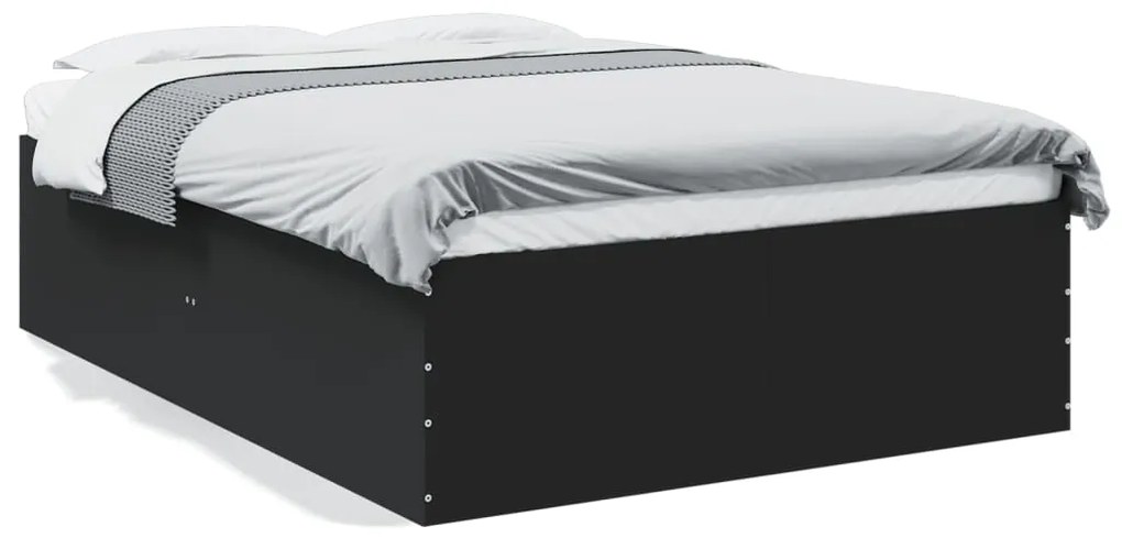 Giroletto nero 135x190 cm in legno multistrato