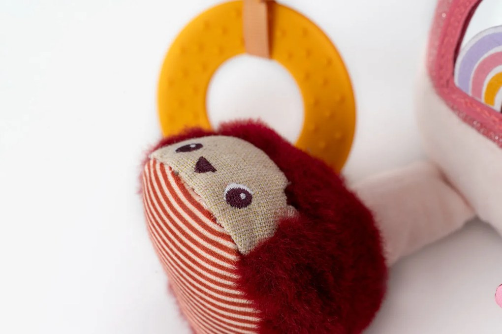 Lilliputiens - Giocattolo di stoffa con attività - Lena l'unicorno