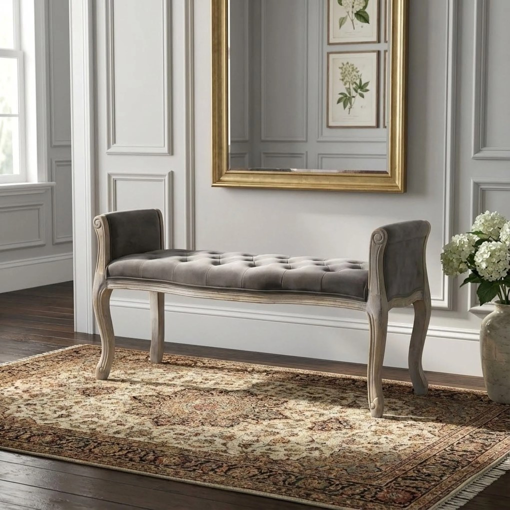 SAM - panca vintage in velluto