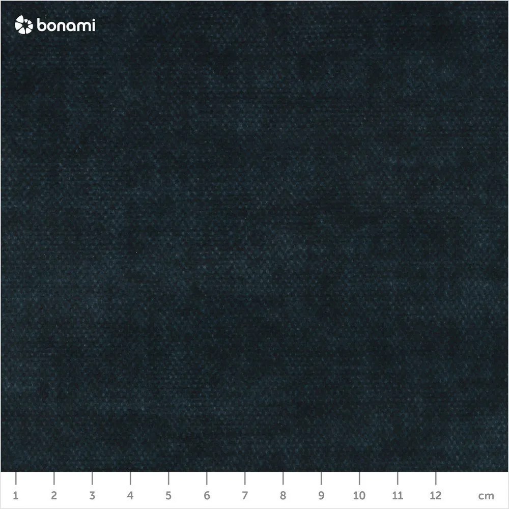 Letto matrimoniale imbottito blu scuro con contenitore con griglia 160x200 cm Jade - Bobochic Paris