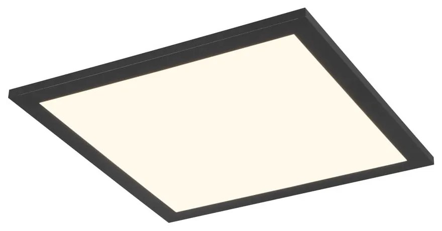 Plafoniera LED nera 29,5x29,5 cm Beta - Trio