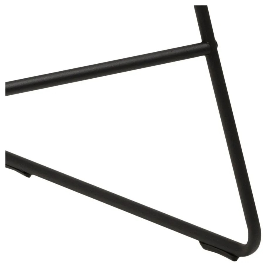 Sgabello da bar nero (altezza della seduta 76 cm) Tina – Actona