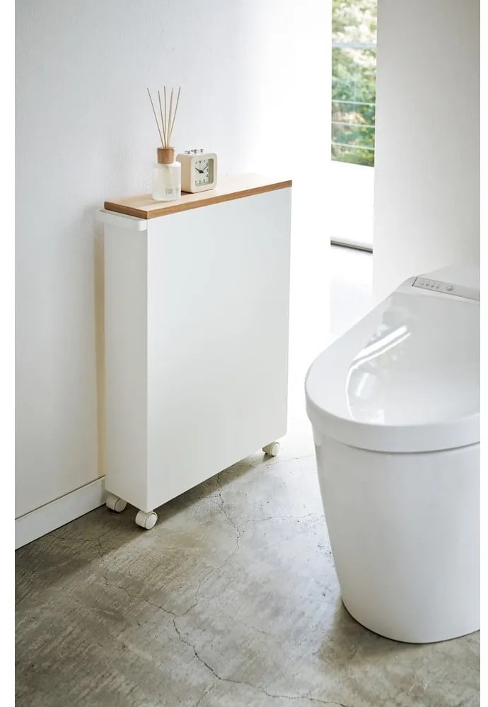 Mobile da bagno bianco in metallo 47,5x81 cm Tower - YAMAZAKI