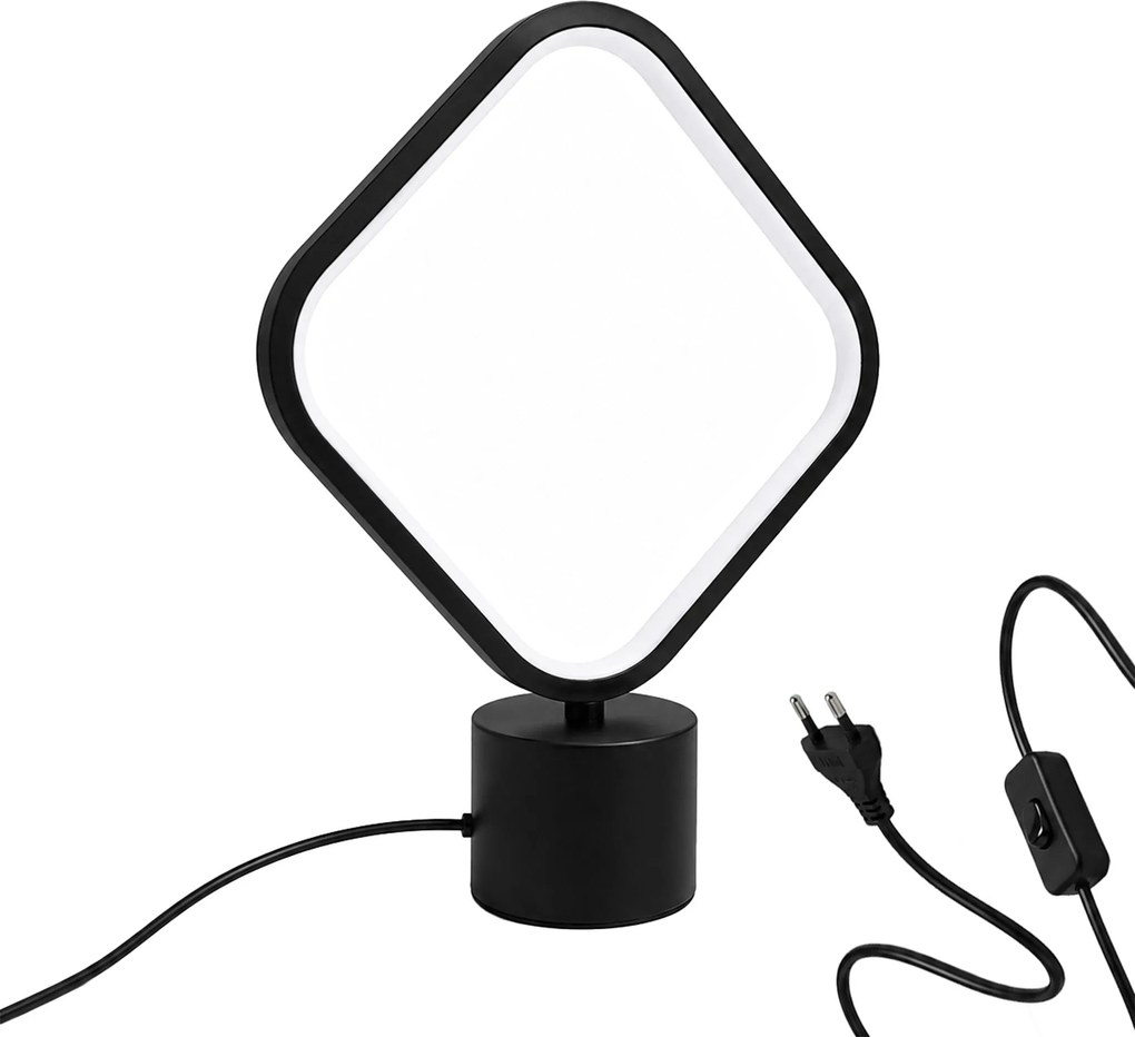 Lampada da comodino a LED LHJ124-T Nera