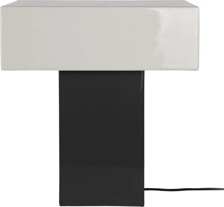 Lampada da tavolo nera (altezza totale 35 cm) Grato Recto – Leitmotiv