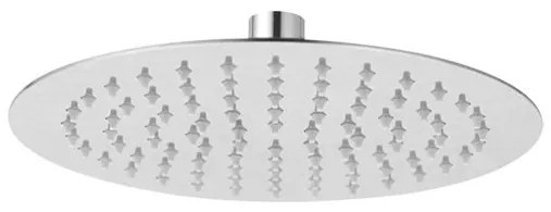 Soffione doccia in acciaio inox ultrapiatto tondo diametro 20cm