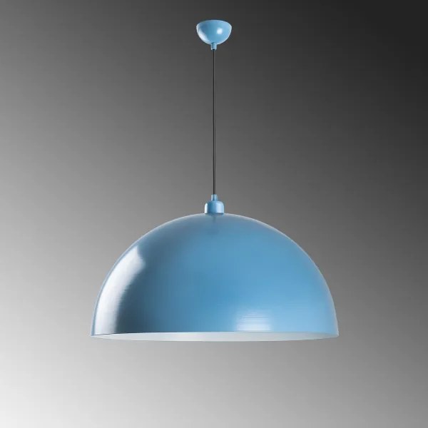 Lampadario a sospensione con filo KURE 1xE27/40W/230V blu