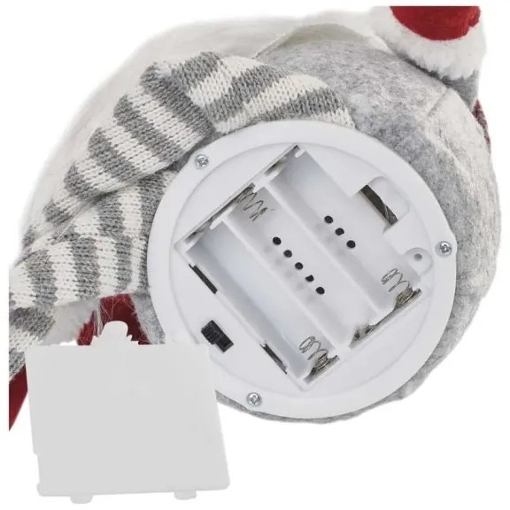 Decorazione natalizia LED 4xLED/3xAA elfo