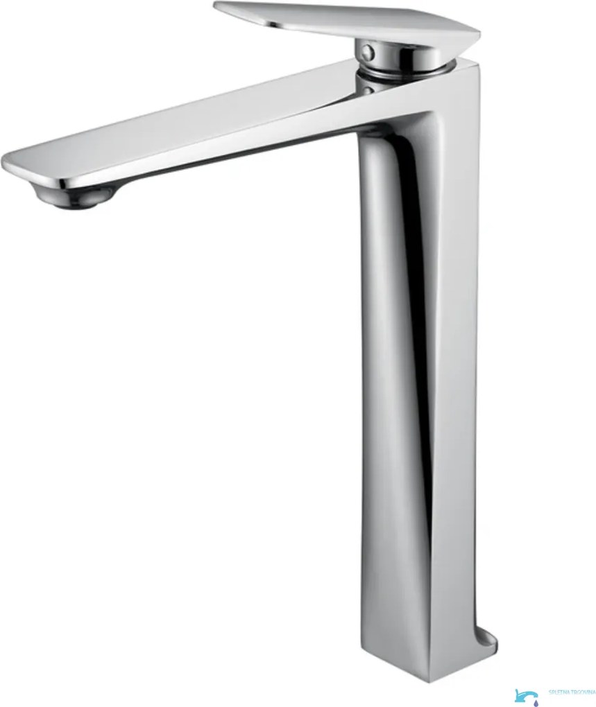 Miscelatore per lavabo ELITE EDITION BS1910 da piano in ottone, in più finiture tra cui cromo e nero opaco — Cromo — 28 cm