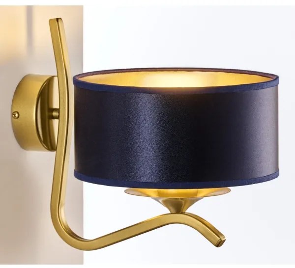 Jupiter 2115 - Lampada da parete KASZMIR 1xE27/15W/230V blu/oro