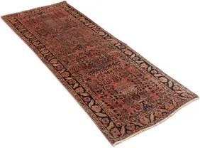 Antik Stilizzato Rosso Ruggine Blu Scuro Corsia 75x195 Cm
