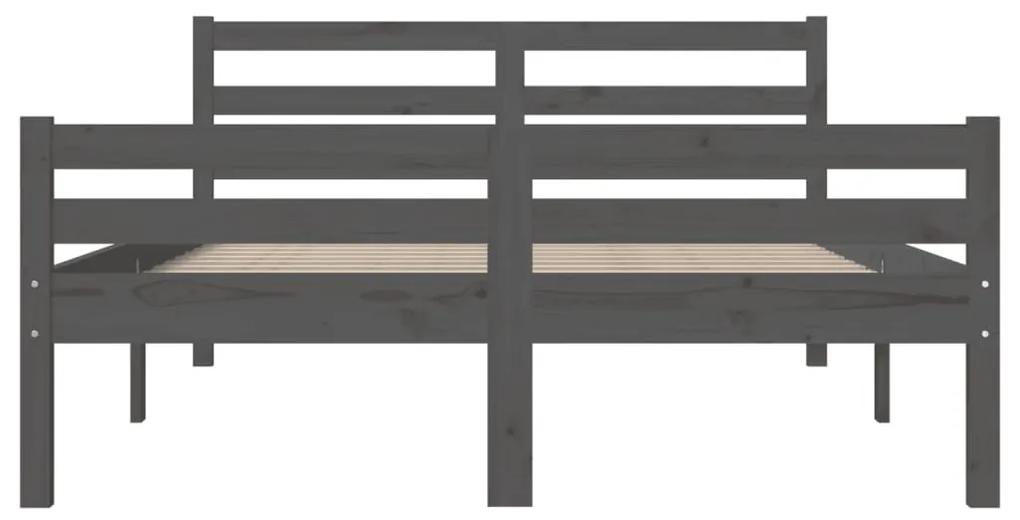 Giroletto grigio in legno massello 120x200 cm