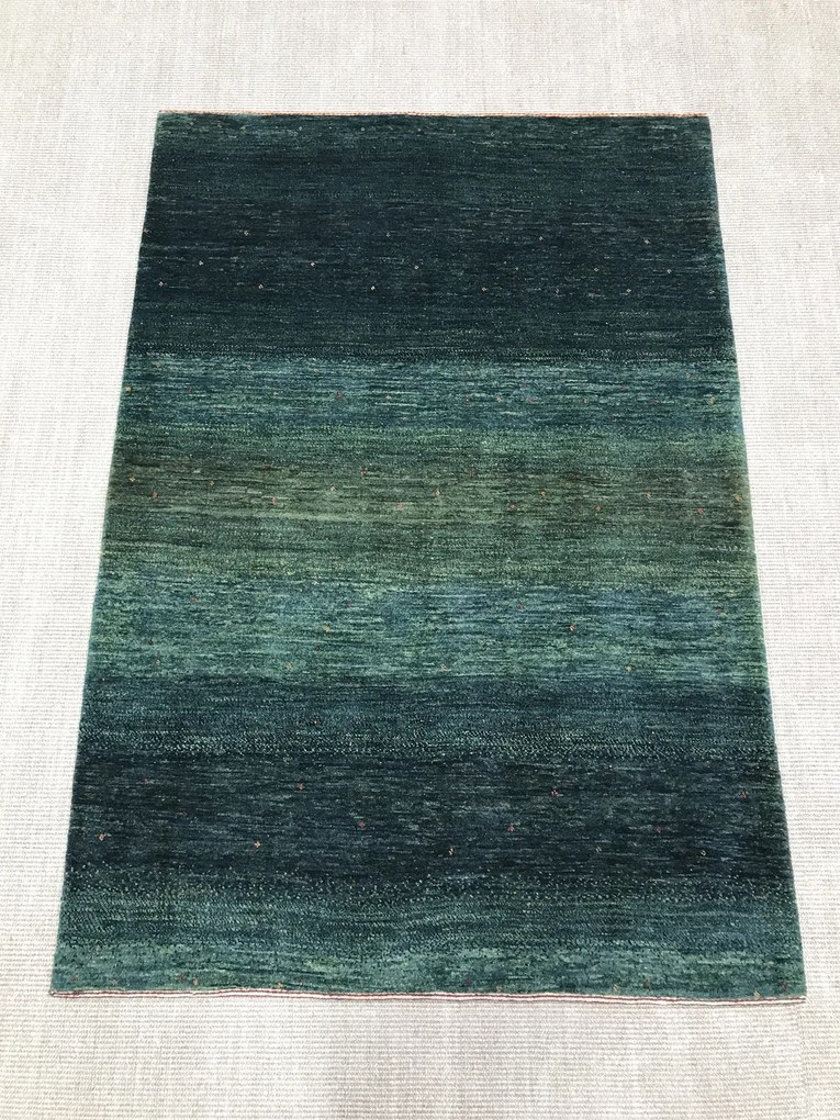 Loribaft Tappeto 120x170 Verde (Iran) Annodato A Mano