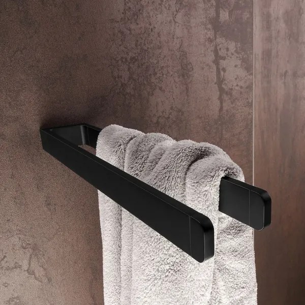 NIMCO MAC 29098-90 - Appendiabiti da parete MAYA 37 cm opaco nero