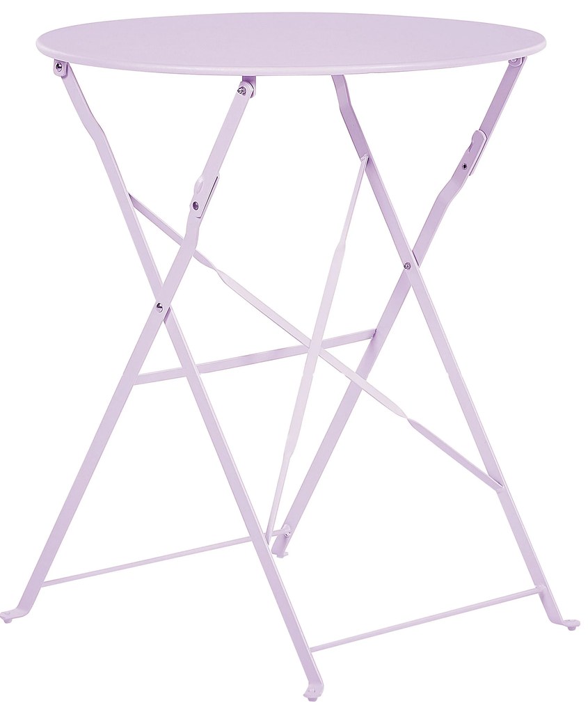 Set da balcone acciaio viola FIORI Beliani