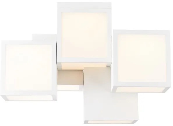 Brilliant - Plafoniera LED CUBIX 5xLED/7,6W/230V 3000K bianco