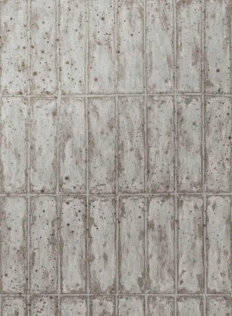 Arte International Carta da parati Chalk Stone - Silver