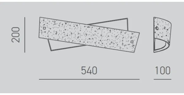 Gea Luce CAMILLA A M arg - Applique CAMILLA 4xE14/28W/230V 54 cm argento