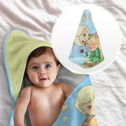Set da bagnetto con triangolo Piccolo Principe