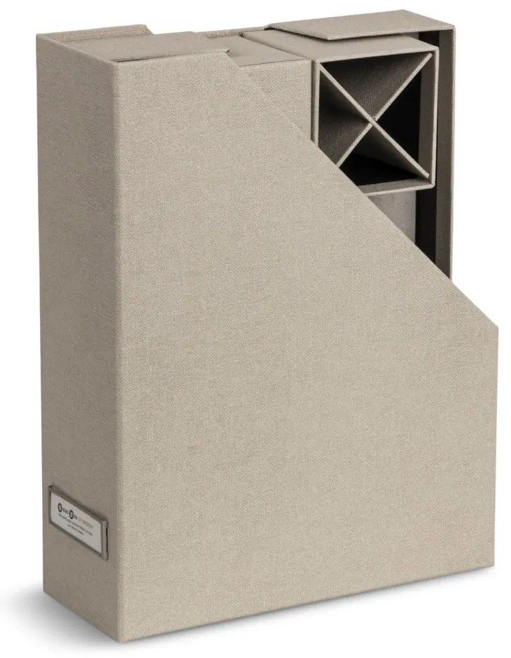 Set di organizer in cartone 4 pz Hugo Canvas Paper Laminate – Bigso