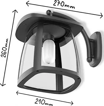 Viking - Applique solare da parete LED dimmerabile LED/2W/3,7V IP54 4000K 2000 mAh