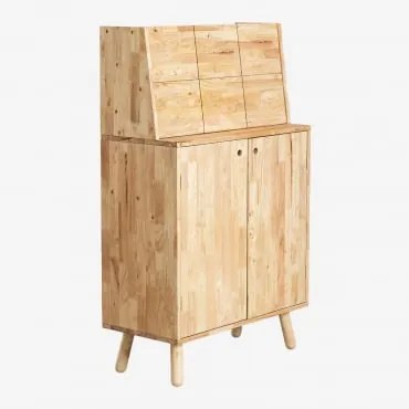 Mobile bar in legno Arlan Legno Naturale - Sklum